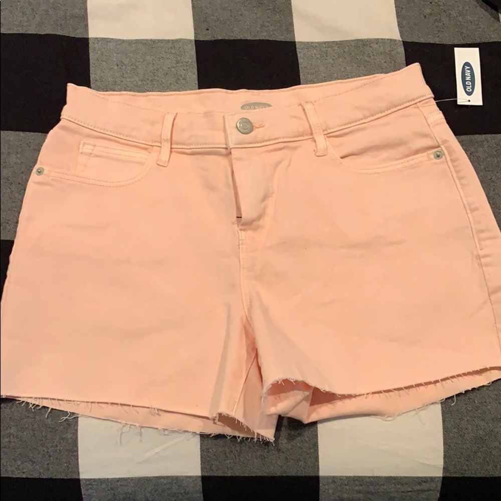 Light pink old navy boyfriend shorts